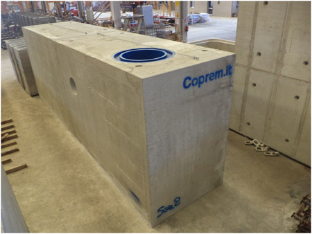 éléments de fermeture en beton