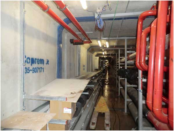Phase d’avancement de l’installation des réseaux 