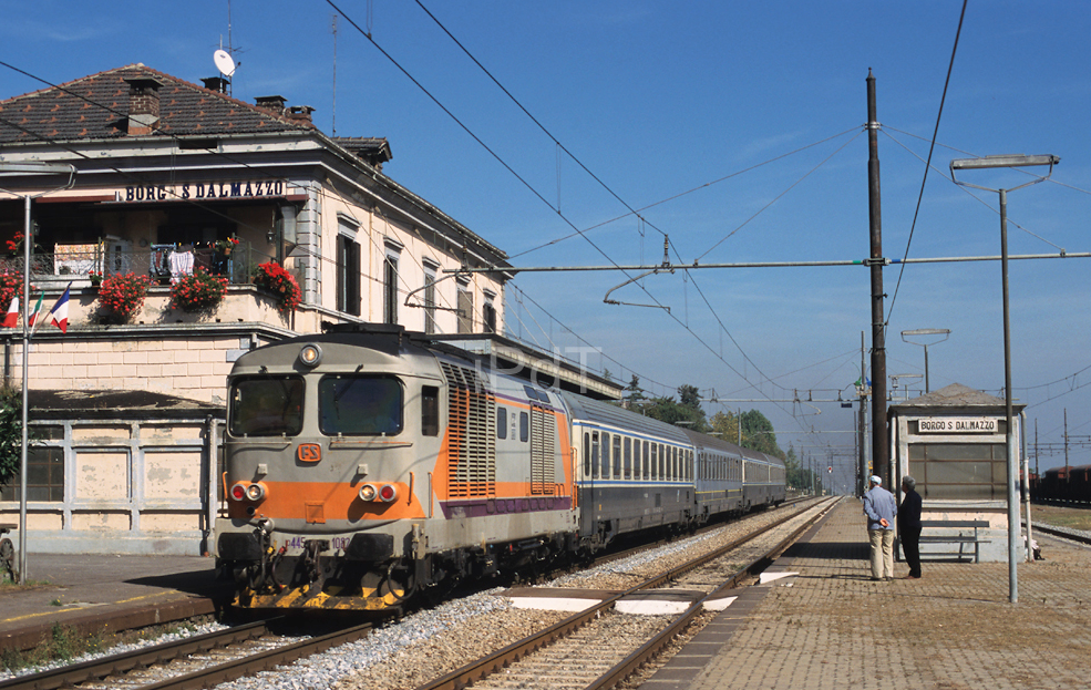 La gare de Borgo San Dalmazzo dans la province de Cuneo
